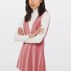 Miss Selfridge Dresses - Miss Selfridge petite mini cord pinafore US 8 NWT